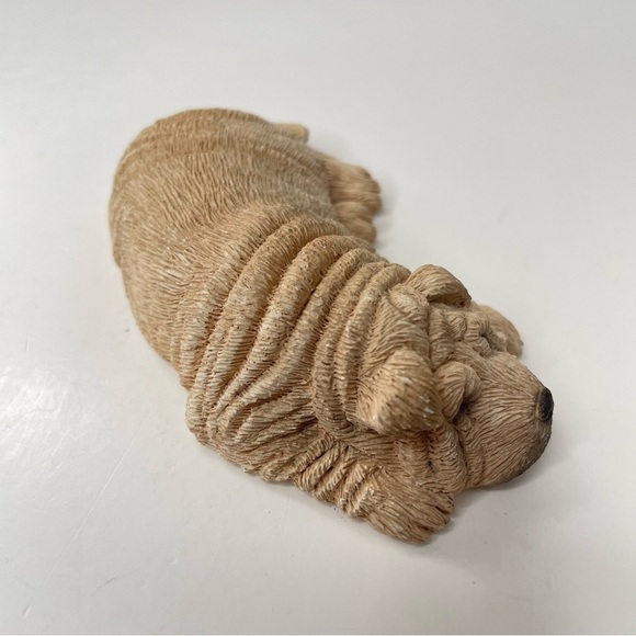 Vintage Sandicast Sleeping  Shar pei Dog - Picture 6 of 9